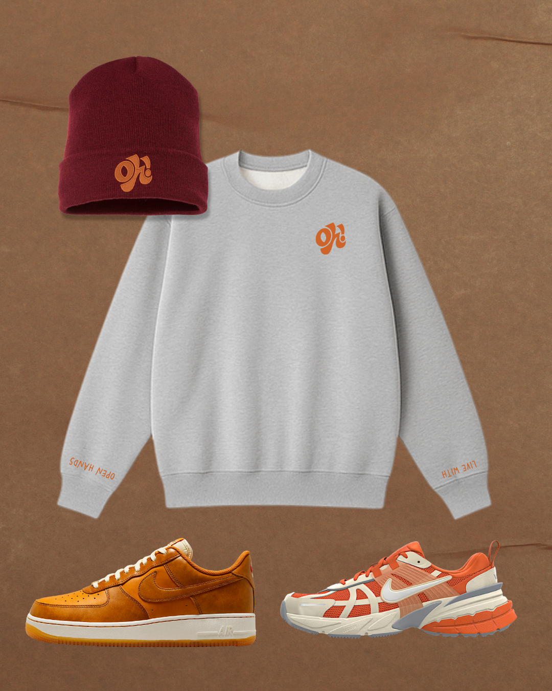 Note To Self Oversized Crewneck - Heather Gray