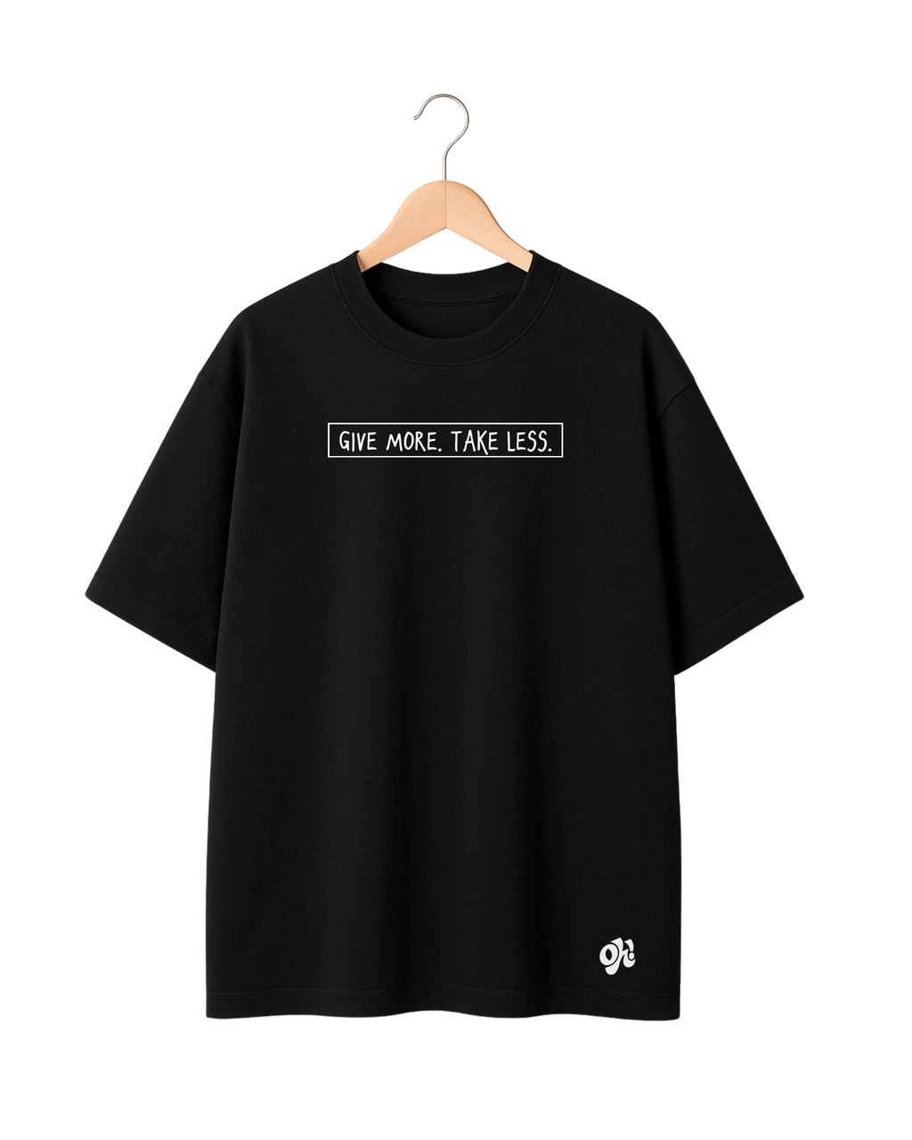 Take Less Oversized Tee - Black