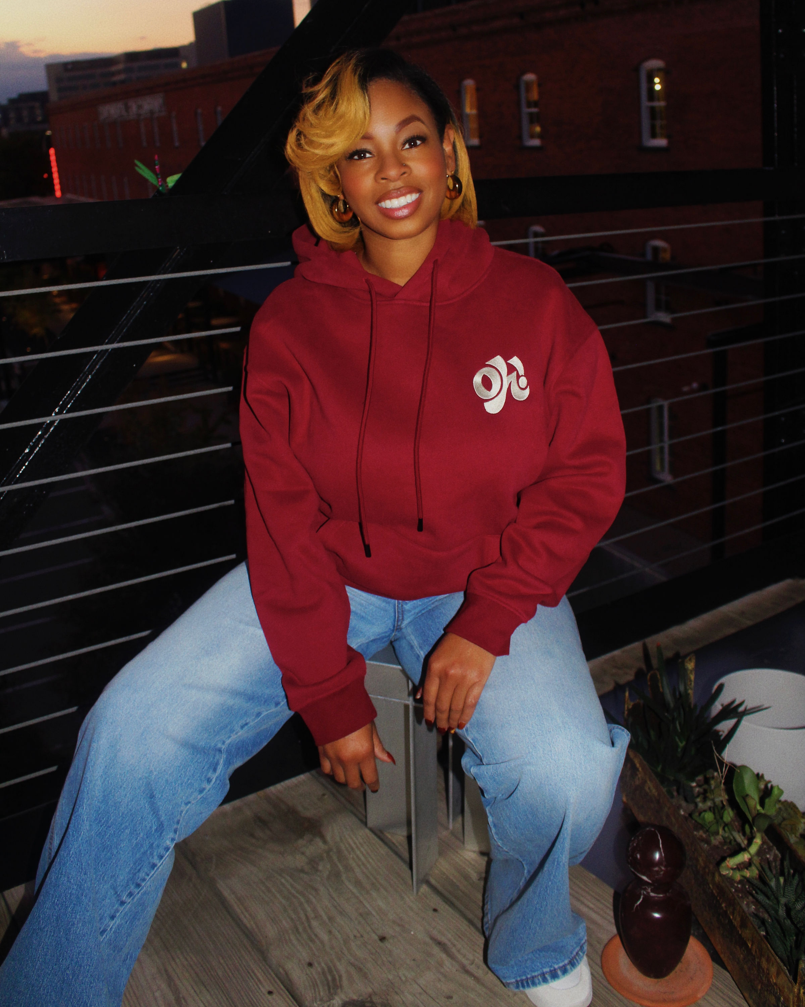 Oh! Logo Hoodie - Maroon